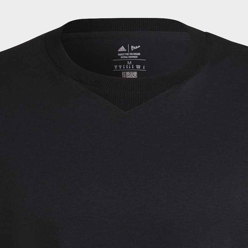 Negro Sudadera Parley Run for the Oceans