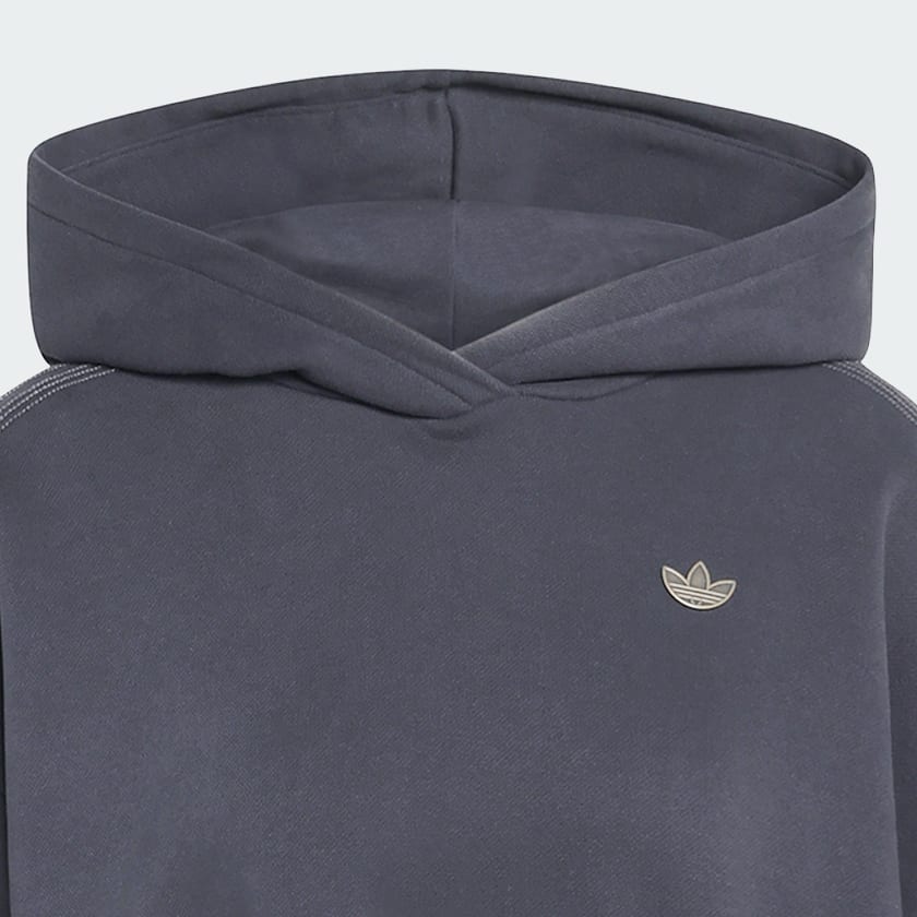 Negro BUZO CON CAPUCHA OVERSIZE