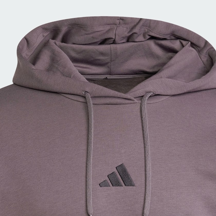 Grigio Felpa con cappuccio Essentials 3-Stripes French Terry