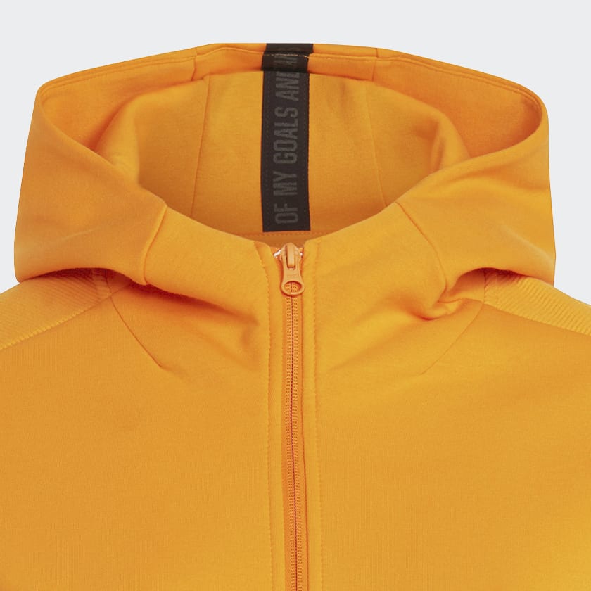 Pomarańczowy adidas Sportswear Mission Victory Full-Zip Hoodie (Plus Size)