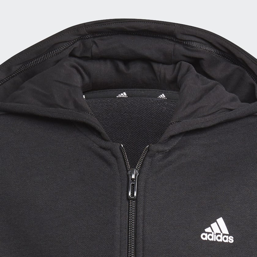 Preto Casaco com Capuz adidas Essentials