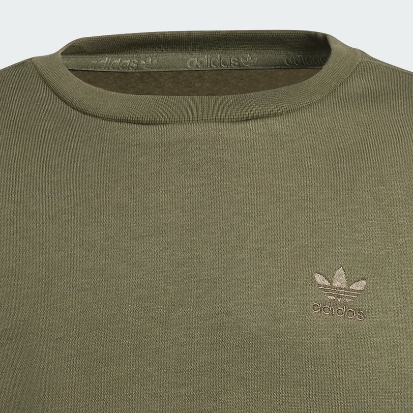 adidas Boyfriend Crew Sweatshirt Kids Green Free Shipping with adiClub adidas US