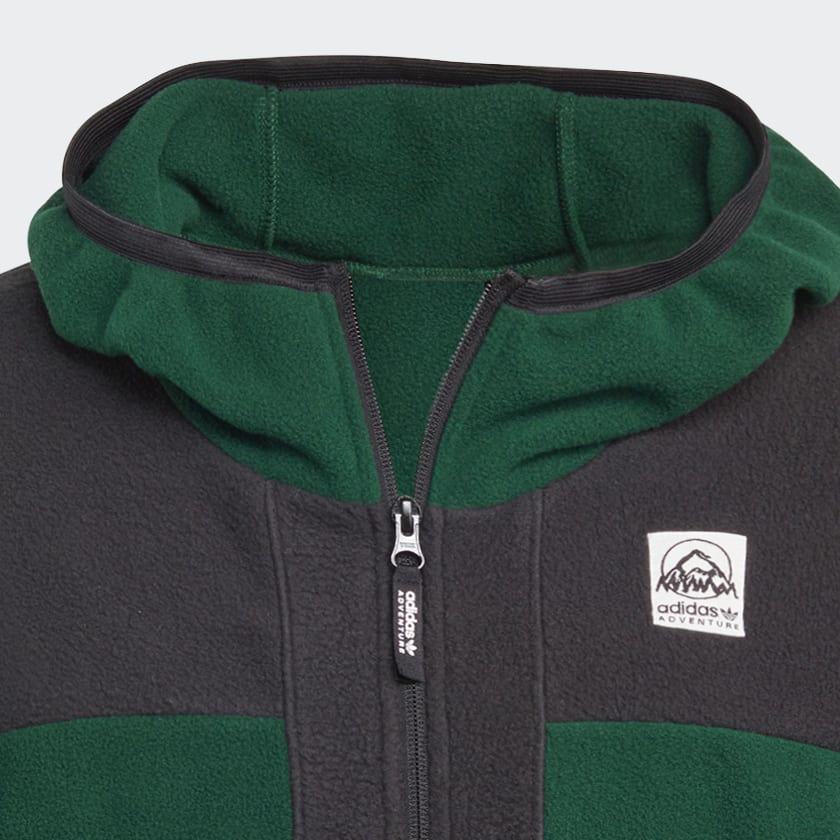 Verde Hoodie Adventure FC Full Zip Polar Fleece