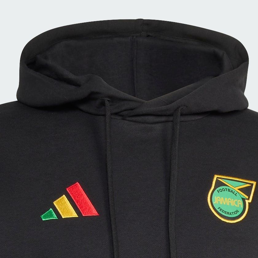 noir Sweat-shirt à capuche molleton Jamaïque DNA