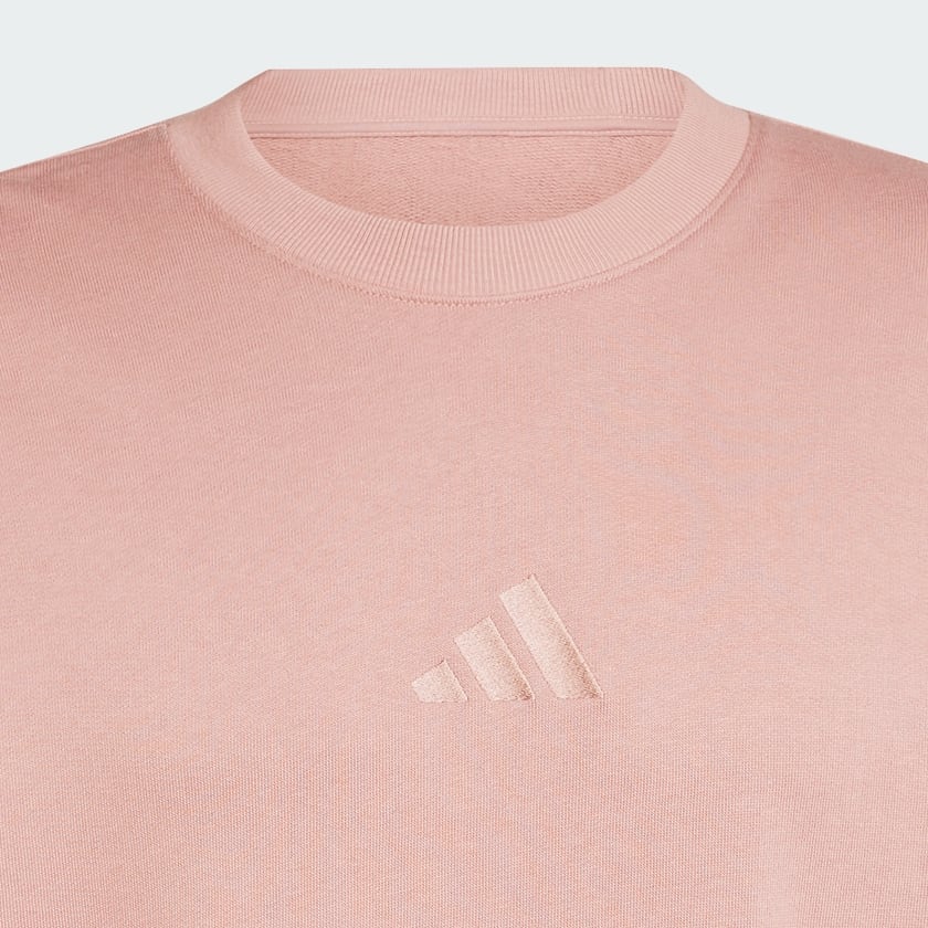 Rosado Polera ALL SZN Felpa Francesa Cuello Redondo