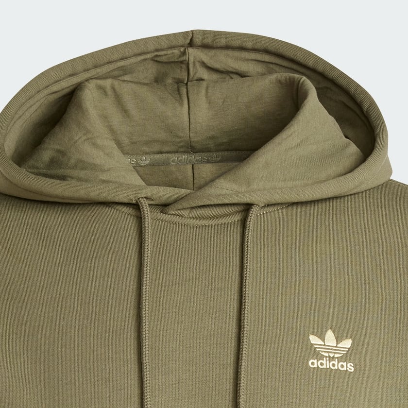Adidas trefoil hoodie olive online