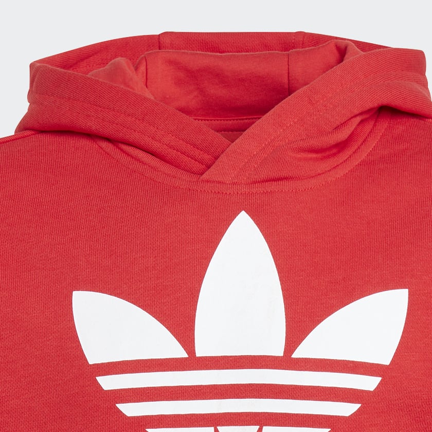 Adidas trefoil hoodie rot store