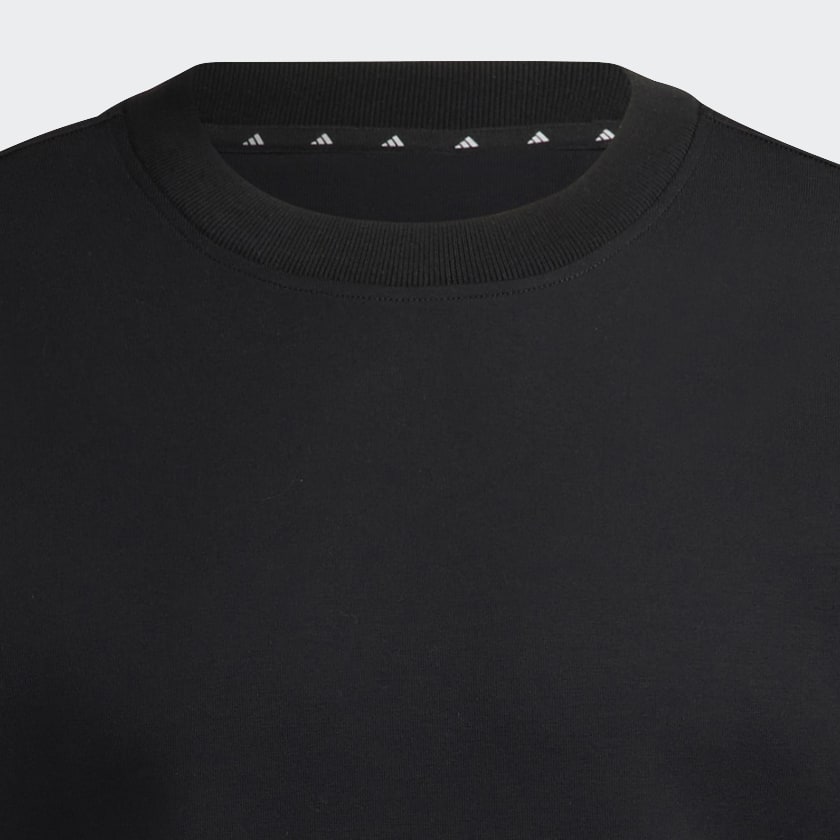 adidas Sportswear future icons 3 stripes sweatshirt in black