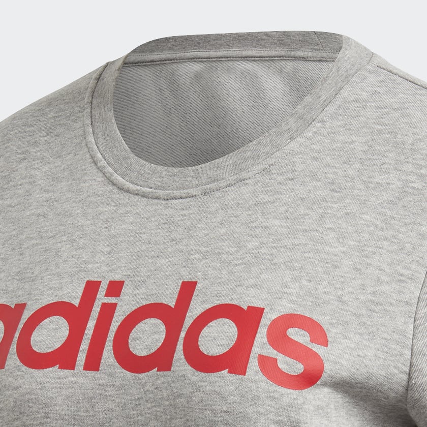 Adidas essentials linear sweatshirt store