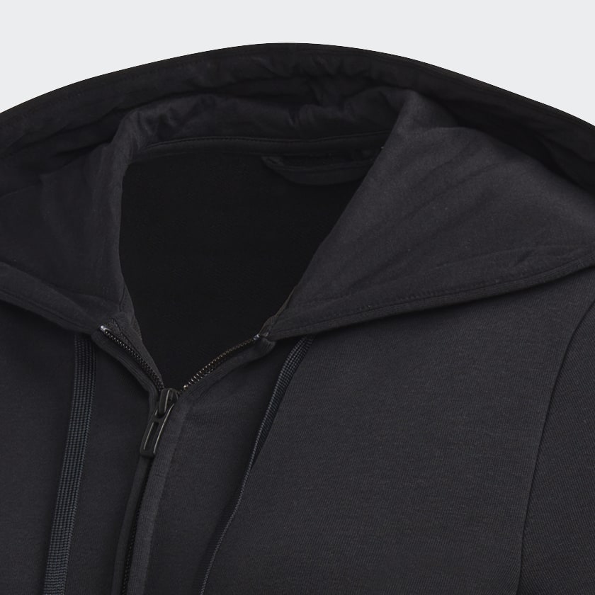 Negro Buzo con Capucha Essentials Linear