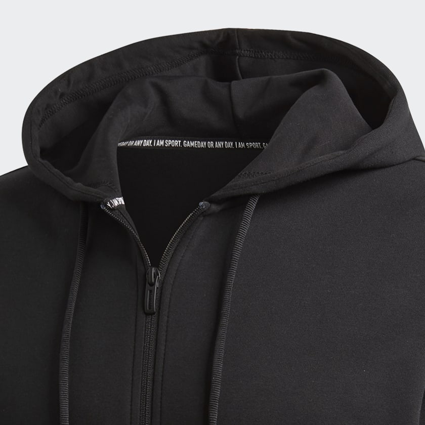 Negro Campera Con Capucha Must Haves