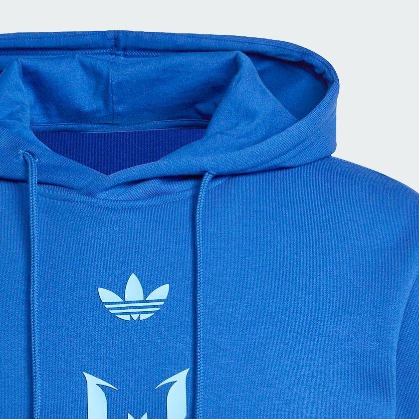 Bleu Sweat-shirt à capuche Messi