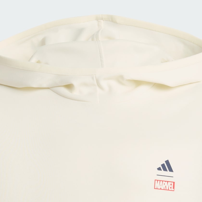 Beyaz ADIDAS MARVEL SPIDER-MAN KAPÜŞONLU SWEATSHIRT