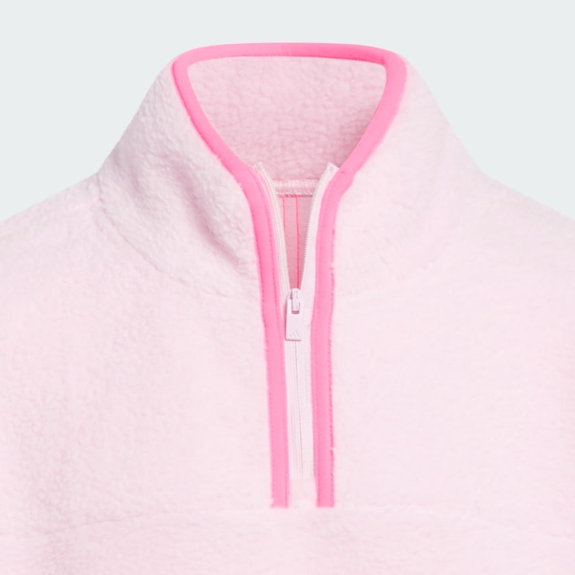 Ροζ Παιδική μπλούζα Performance Polarfleece με φερμουάρ 1/4