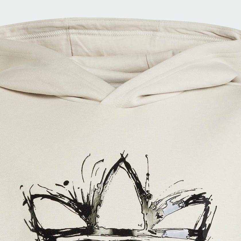 Beige Loose Hoodie Kids