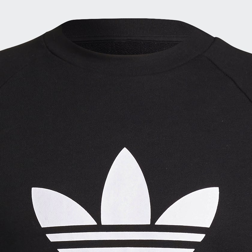 Czerń Adicolor Classics Trefoil Crewneck Sweatshirt