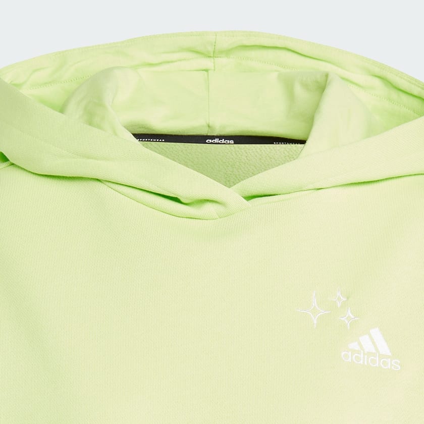 Verde Moletinho com Capuz Bordado Scribble