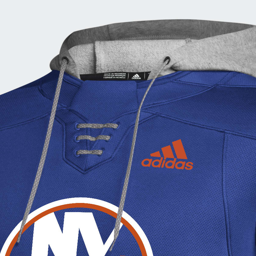 Blue Islanders Skate Lace Hoodie