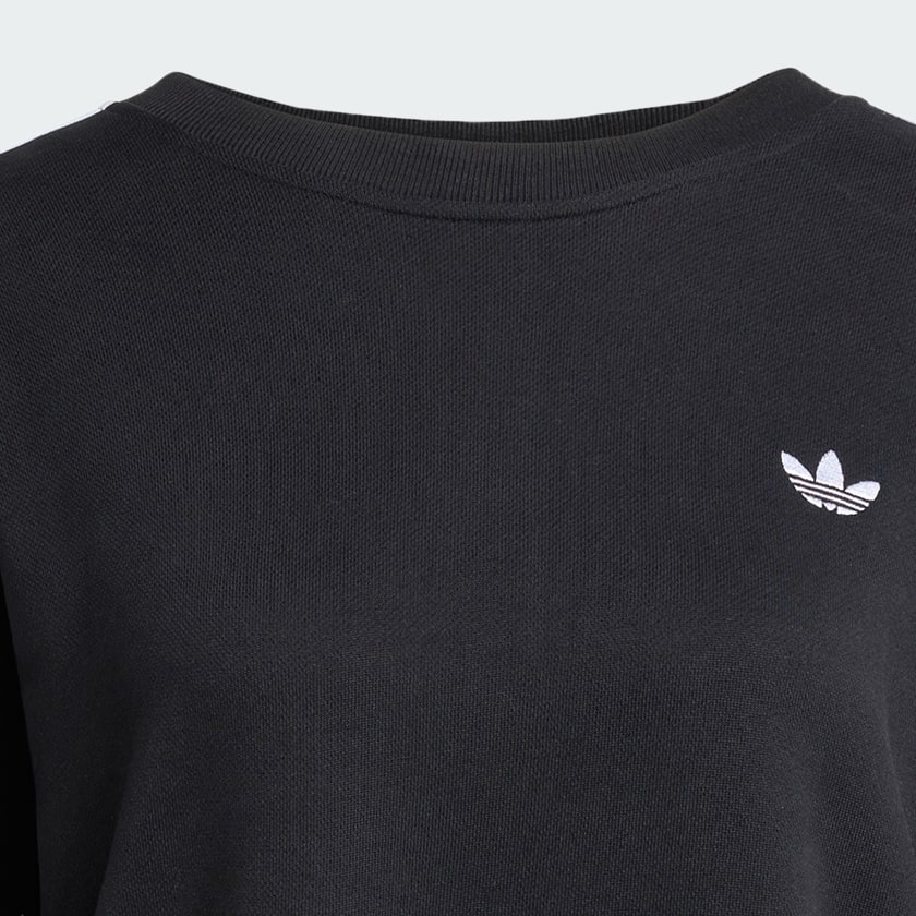 Preto Sweatshirt Adicolor de 3 Riscas Adilenium