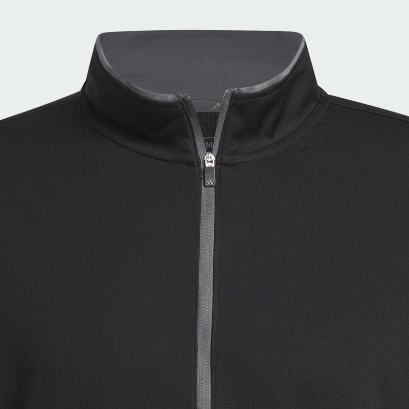 Black Lightweight Half-Zip Top