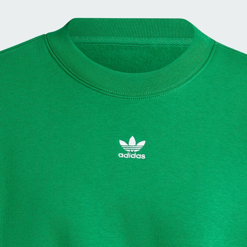 adidas Adicolor Essentials Crew Sweatshirt - Green | Women's Lifestyle ...