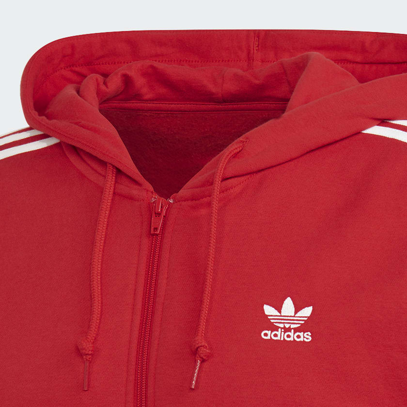 Hoodie ahha stripe red top