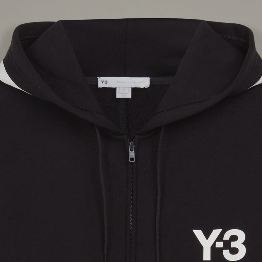 adidas Y-3 Full-Zip Hoodie - Black | adidas New Zealand
