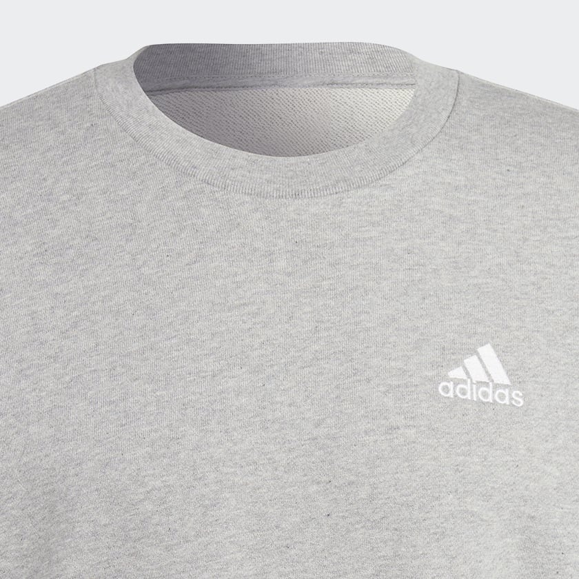 Adidas originals sweatshirt with embroidered small logo grey store