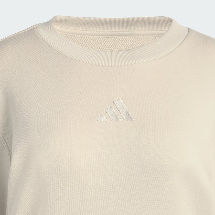 Beige Sudadera regular de felpa francesa ALL SZN