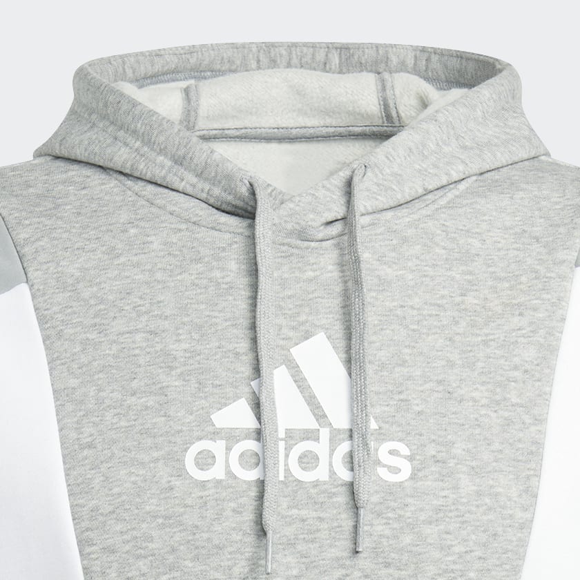 Sudadera con capucha Essentials Colorblock Gris adidas adidas