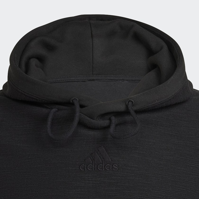Negro Sudadera con Gorro Reversed Felpa Francesa (Unisex)