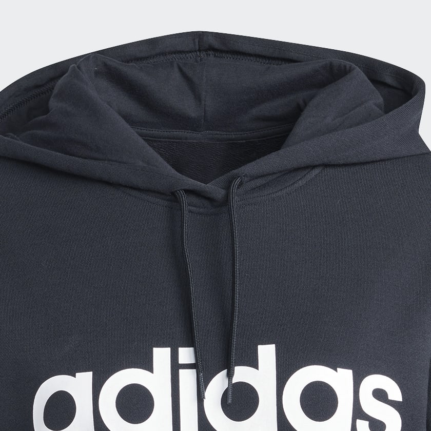 adidas Essentials Linear Hoodie Zwart adidas Offici le Shop