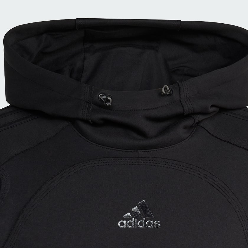 cierna MIKINA S KAPUCŇOU SPACER CUTLINE HOODIE