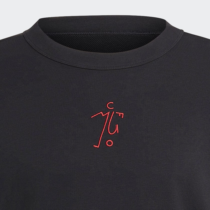 Schwarz Manchester United Graphic Sweatshirt