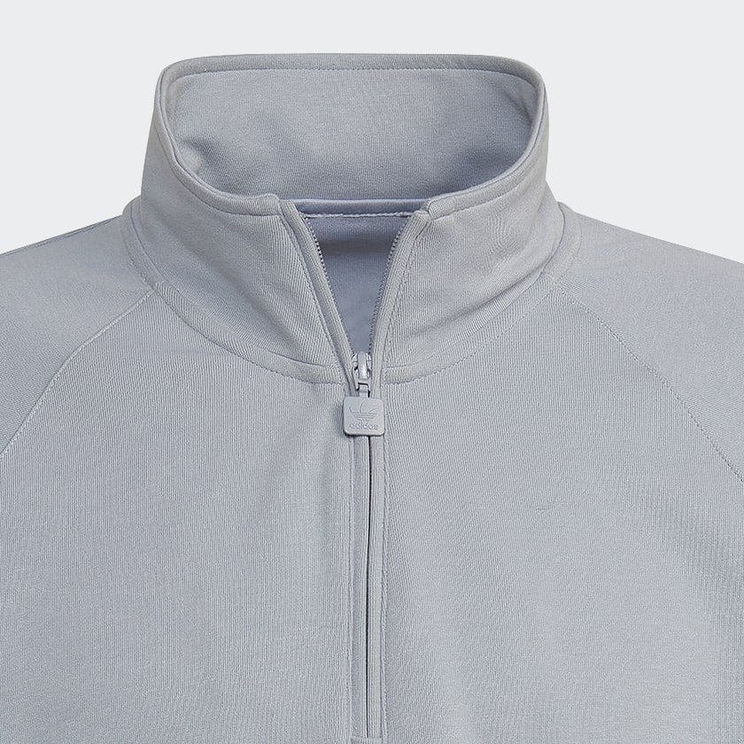 Grey adidas Rekive Half-Zip Sweatshirt