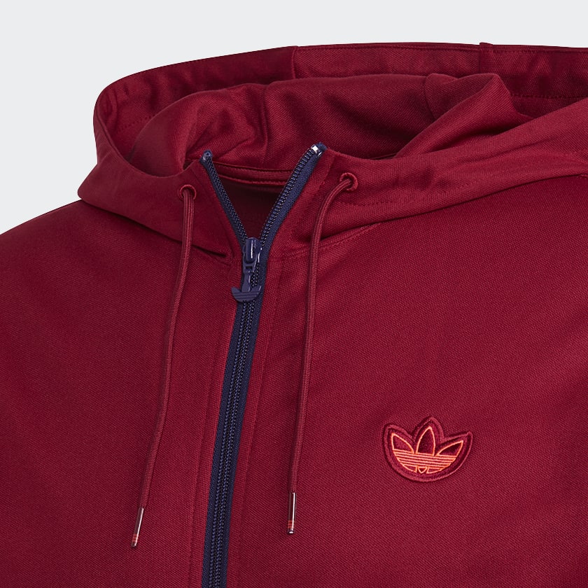 Adidas outline hoodie maroon store
