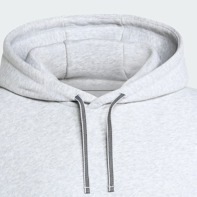 Szary BLUZA Z KAPTUREM ADIDAS EQUIPMENT RIBBED