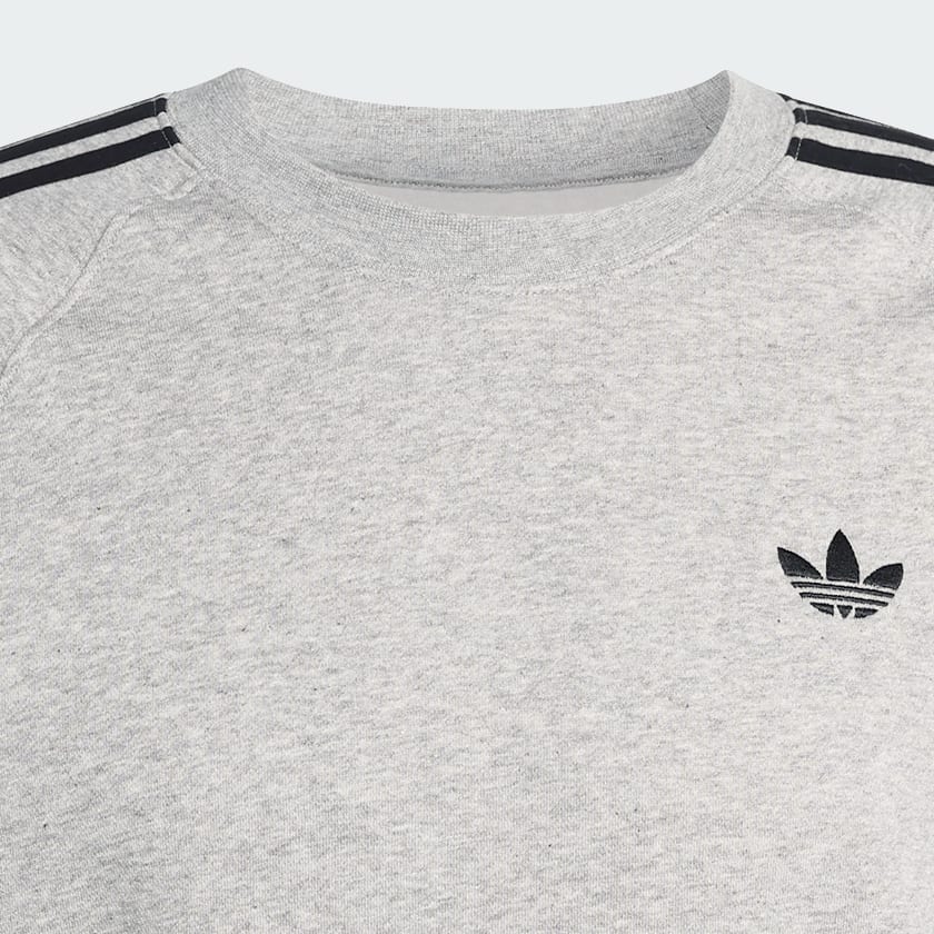 Gris Buzo 3 TIRAS DE CUELLO REDONDO