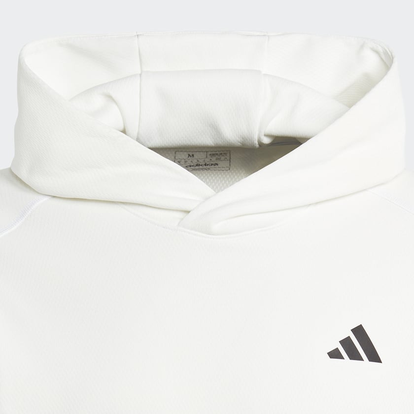 Blanc Sweat-shirt à capuche de running Made to be Remade AEROREADY