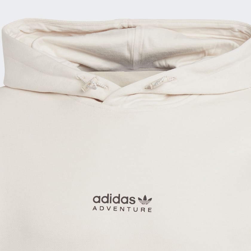Beige adidas Adventure hættetrøje