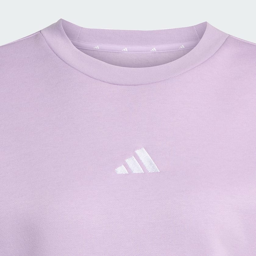 Essentials 3-Stripes Fleece Sweatshirt