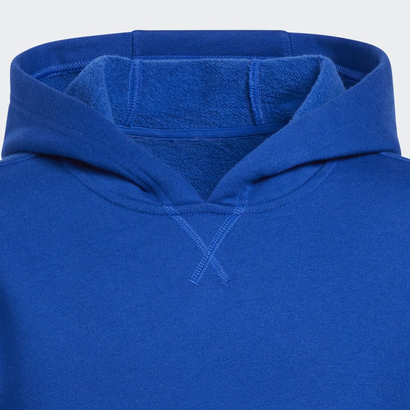 Bleu Sweat-shirt à capuche en molleton
