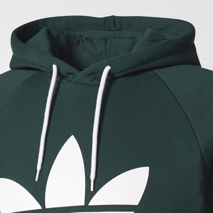 Sudadera con Capucha Trifolio Verde adidas adidas Peru