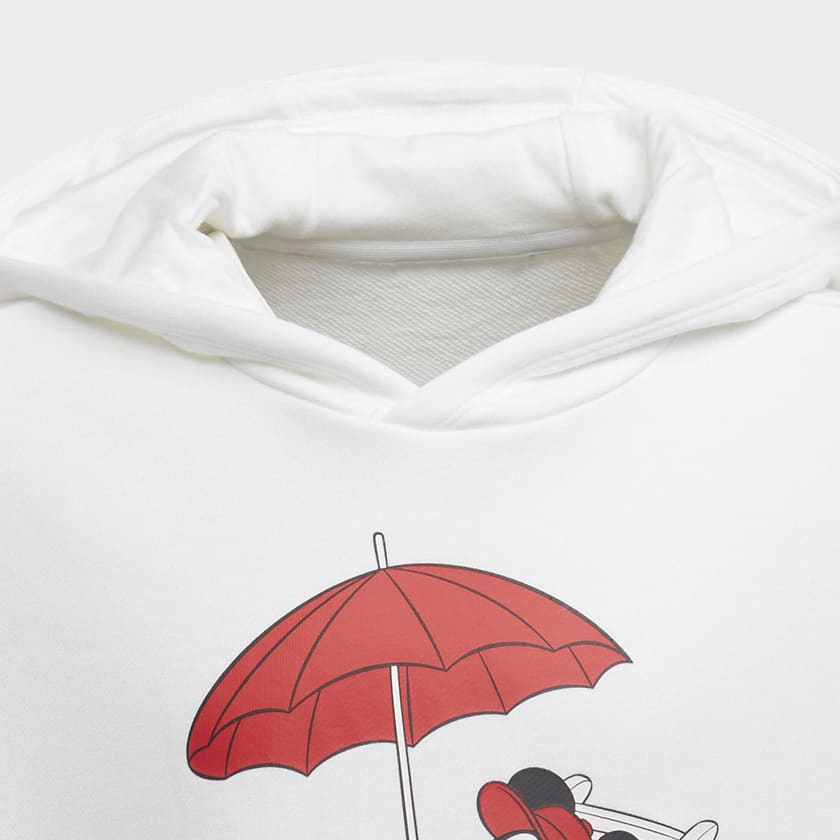 Blanco Buzo con Capucha Disney Mickey y Amigos