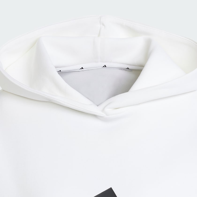 Branco Camisola com Capuz Future Icons