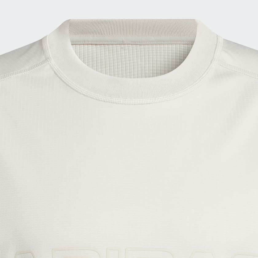 ベージュ 【ゴルフ】ビヨンド グラフィック 半袖 クルーネック スウェット