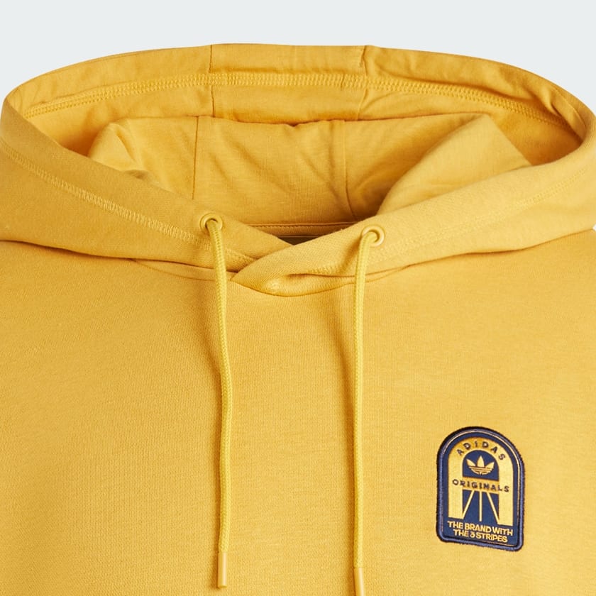 Jaune Sweat-shirt à capuche graphique