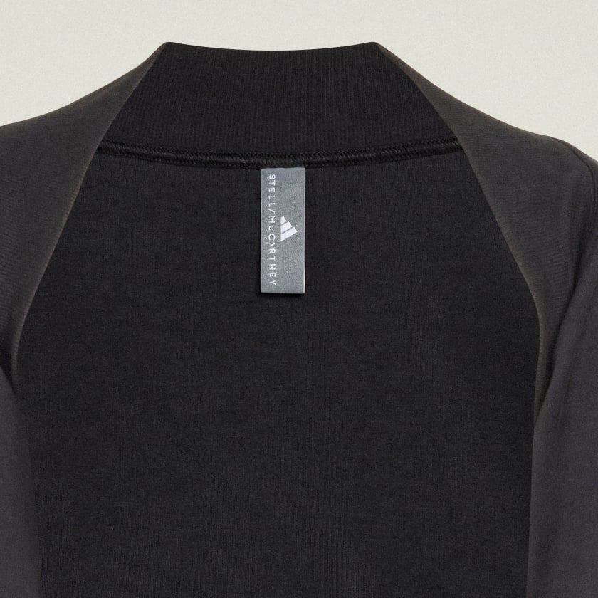 cierna Mikina adidas by Stella McCartney Studio Sweatshirt Shrug