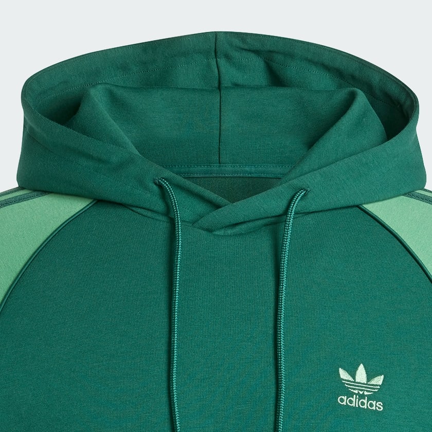 Adidas black and green hoodie discount