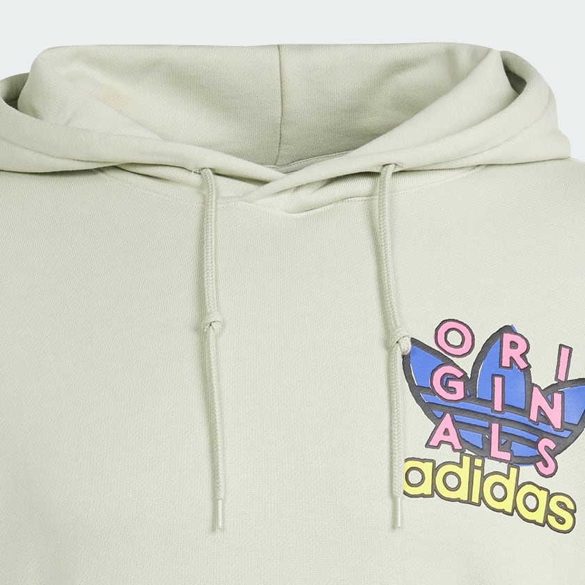 Hoodie confortable vert adidas FR